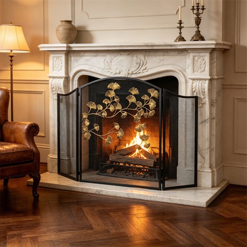 Decorative fireplace screen - decorative,